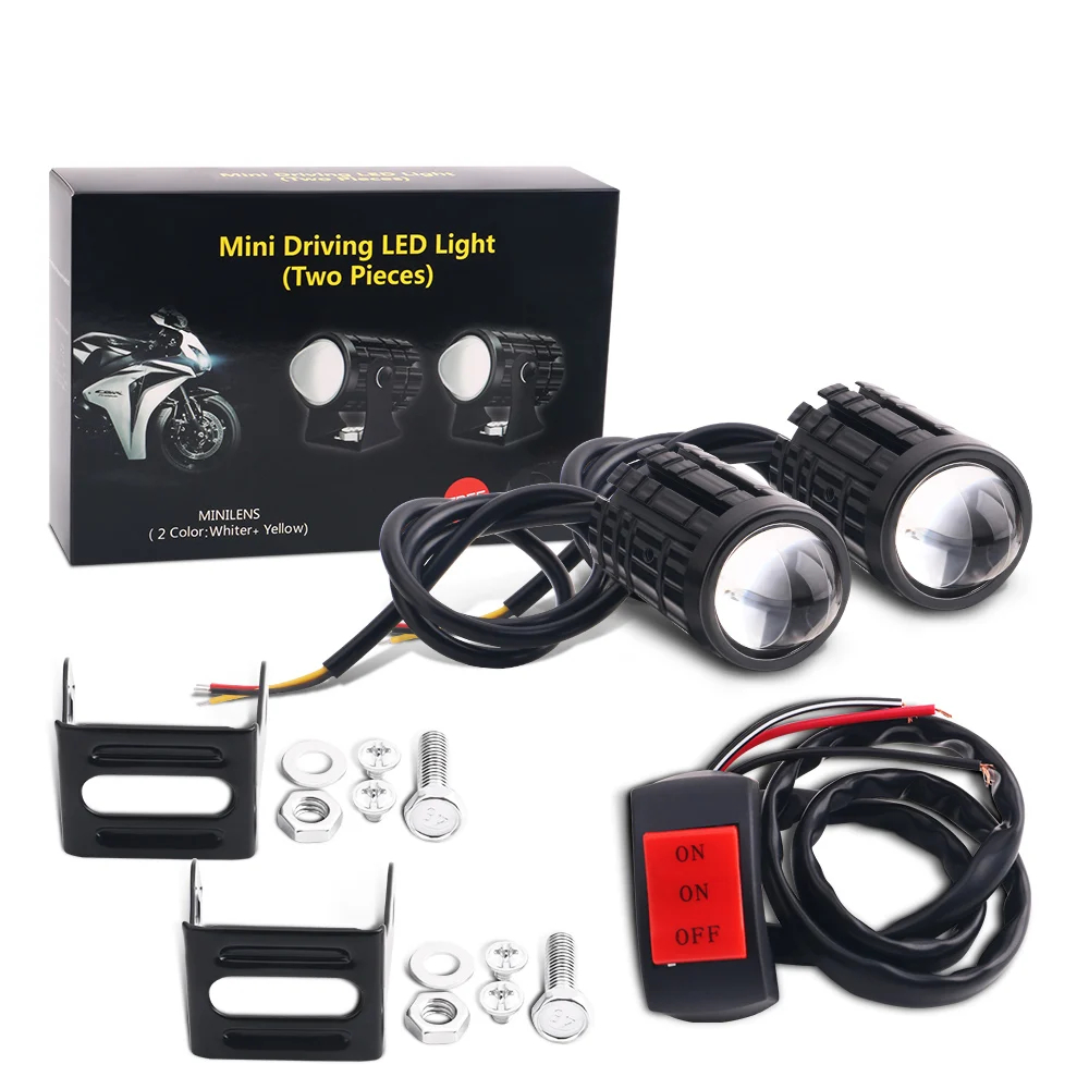 Universal Motorcycle Led Headlight Projector - Phare LED universel pour Moto, Mini