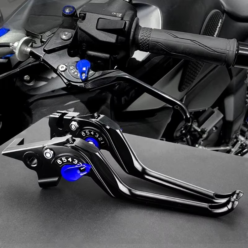 Cnc Aluminum Adjustable Brake Clutch Levers - Nouveau pour Yamaha MT07 2025 2026